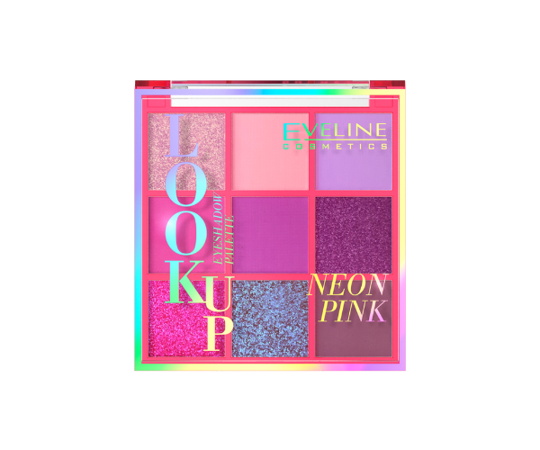 باليت ظلال لوك اب وردي لماع